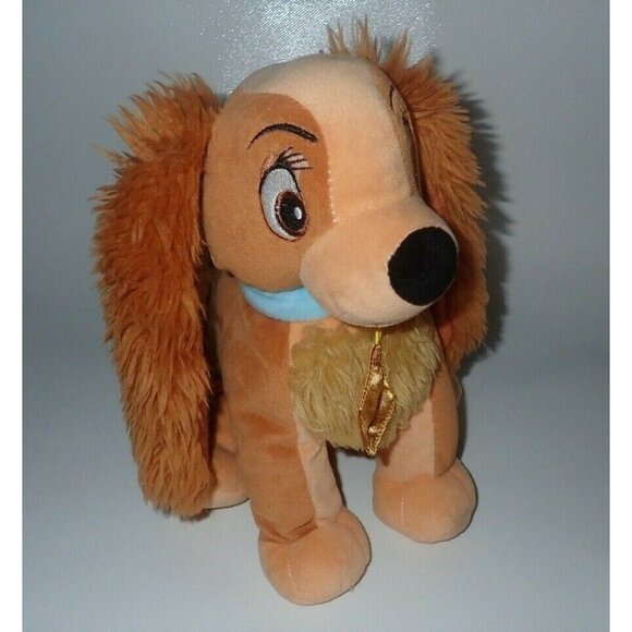 Disney Plush Lady from Lady‎ & the Tramp 10" Stuffed Dog realistic - Picture 1 of 5